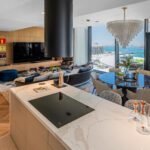 Kitchen and living room